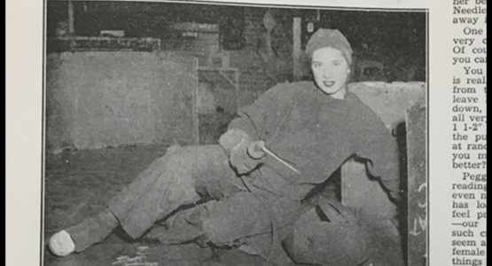 Peggy was a trailblazing female welder at the Charleston Naval Shipyard