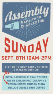 Pop Up Event, Navy Yard CHS, Celadon, Makers Market