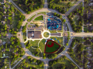 Park Circle Community Center, Inclusive Playground, Farmers Market, Disc Golf Course, Cultural Arts Center
